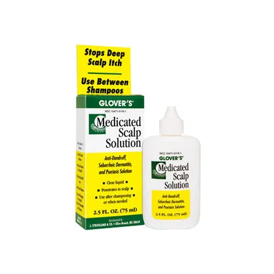 Glover's Medicated Scalp Solution 2.5 oz