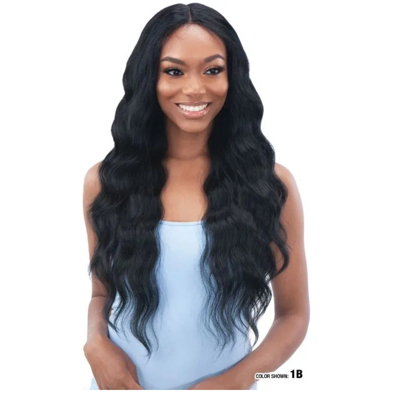 Shake-N-Go Organique Synthetic Lace Front Wig - Halo Wave 28"