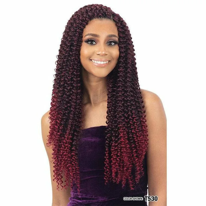 FreeTress: 3X Tahiti Water Curl Crochet Braids 16" thumbnail 2