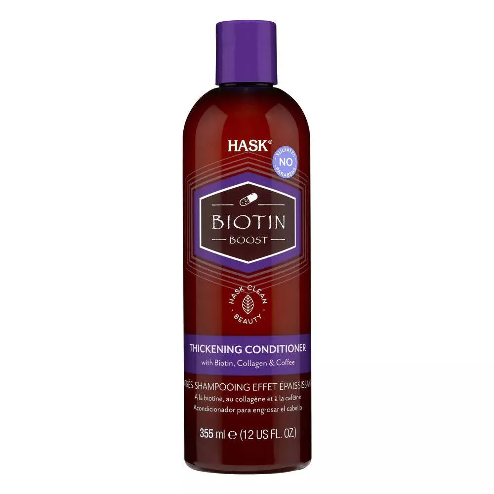 HASK Biotin Boost Thickening Conditioner, 12 fl oz Model #HK-34355H, UPC: 071164343555