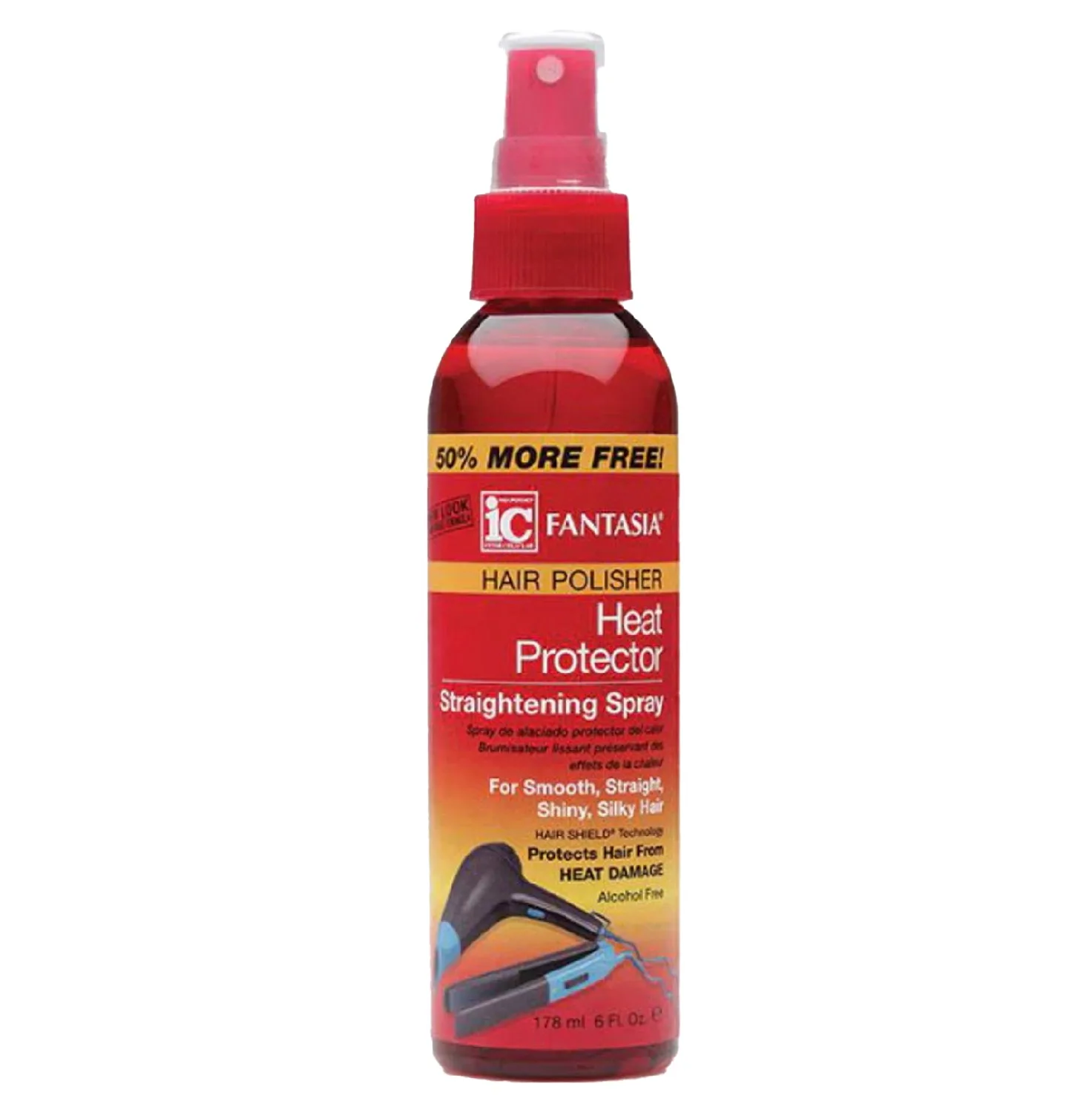 Fantasia Heat Protector Straightning Spray (6 oz)