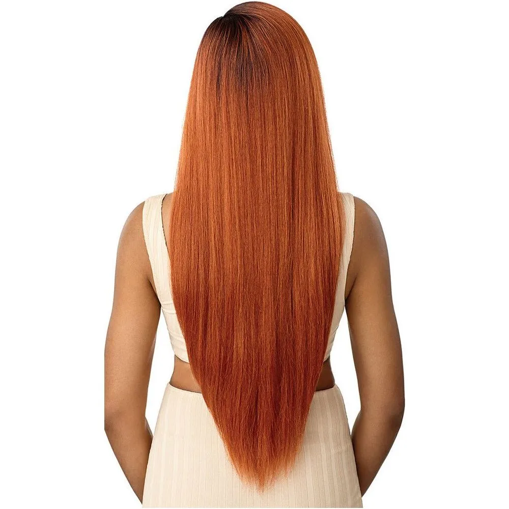 Outre Lace Front Synthetic Lace Wig - Natural Yaki 30" thumbnail 4