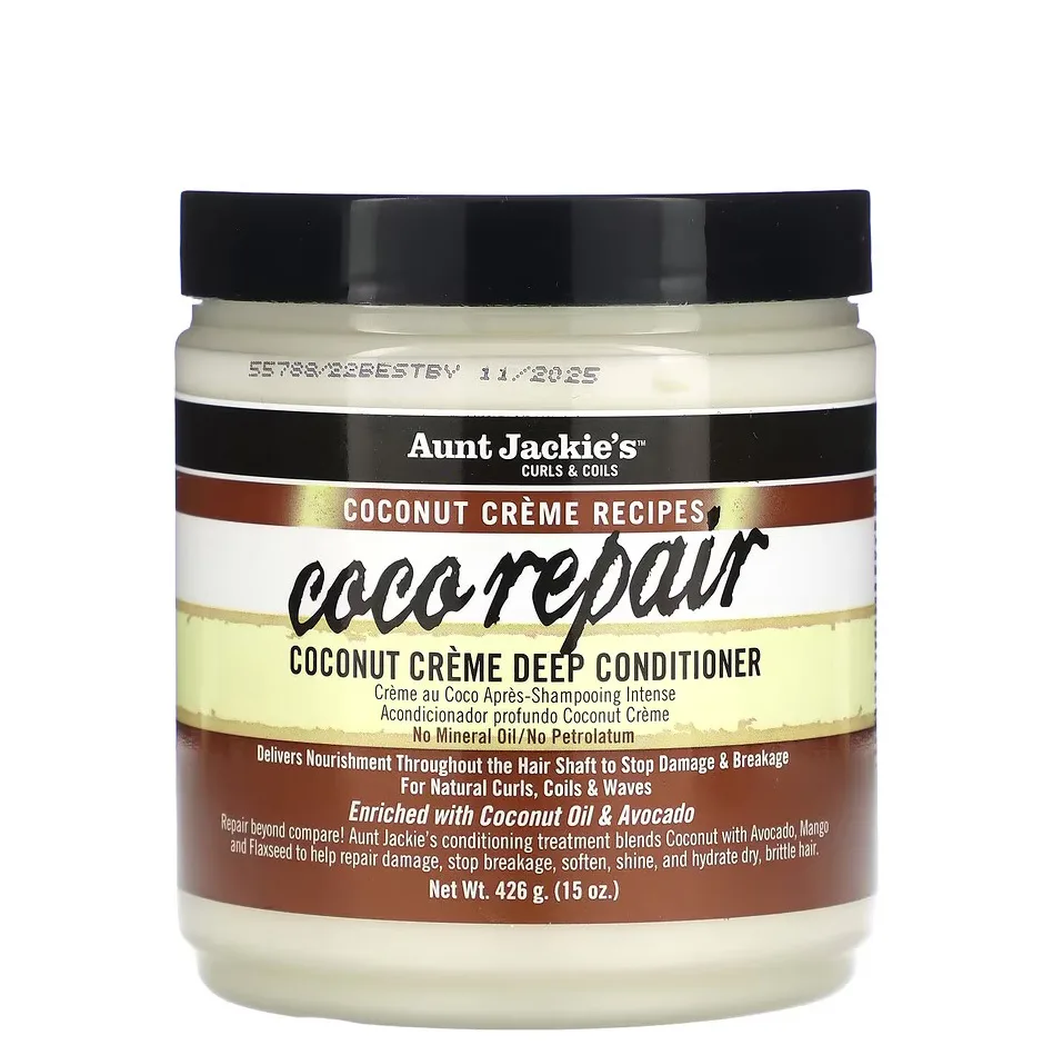 Aunt Jackie's Curls & Coils Coco Repair Deep Conditioner (15 oz)