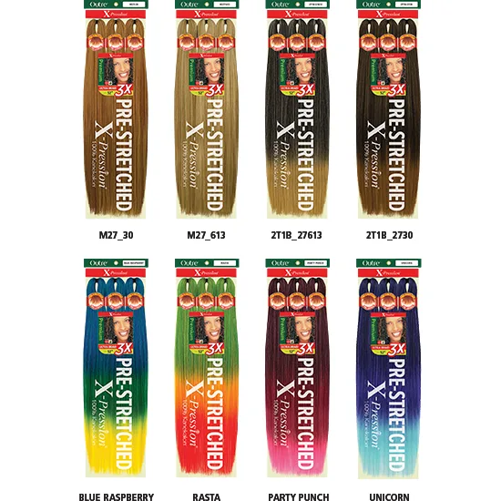 X-Pression: 3X Ultra Pre-Stretched Braid 52" thumbnail 21