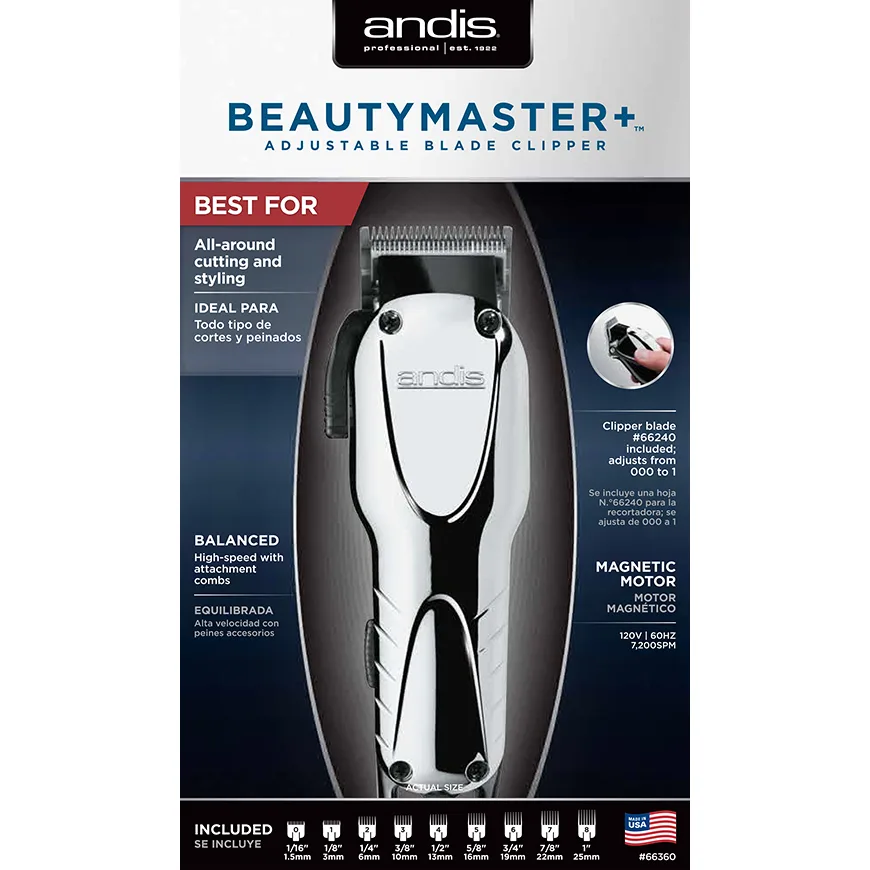 ANDIS: Beauty Master +™ Adjustable Blade Clipper