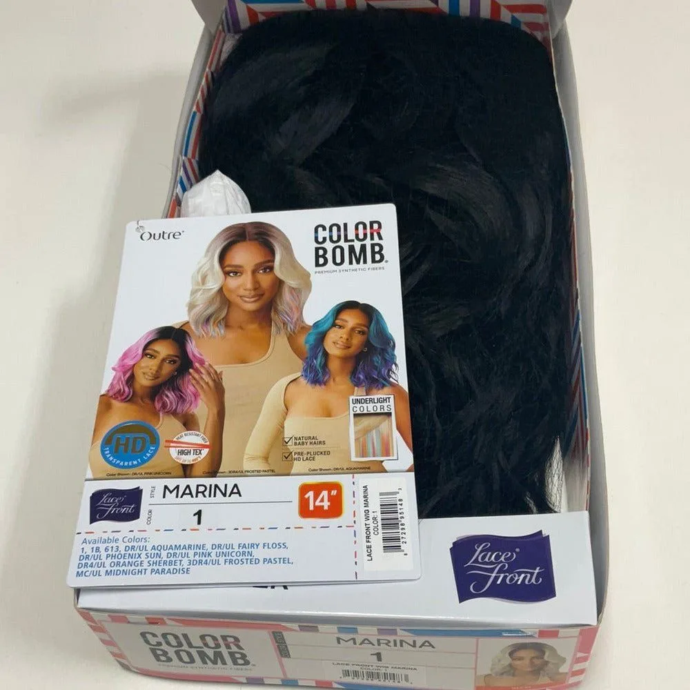 Outre Color Bomb Synthetic HD Lace Front Wig - Marina thumbnail 12