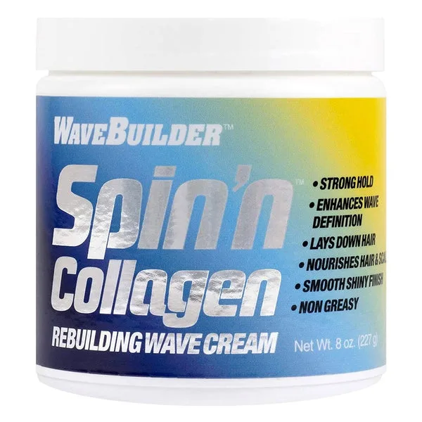 WAVEBUILDER Spin'n Collagen Rebuilding Wave Cream (8oz) - Love Beauty Supply