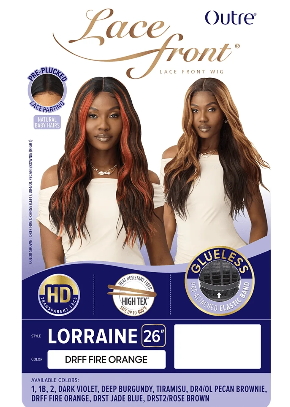 Outre Lace Front Wavy Wig 26" - Lorraine thumbnail 6