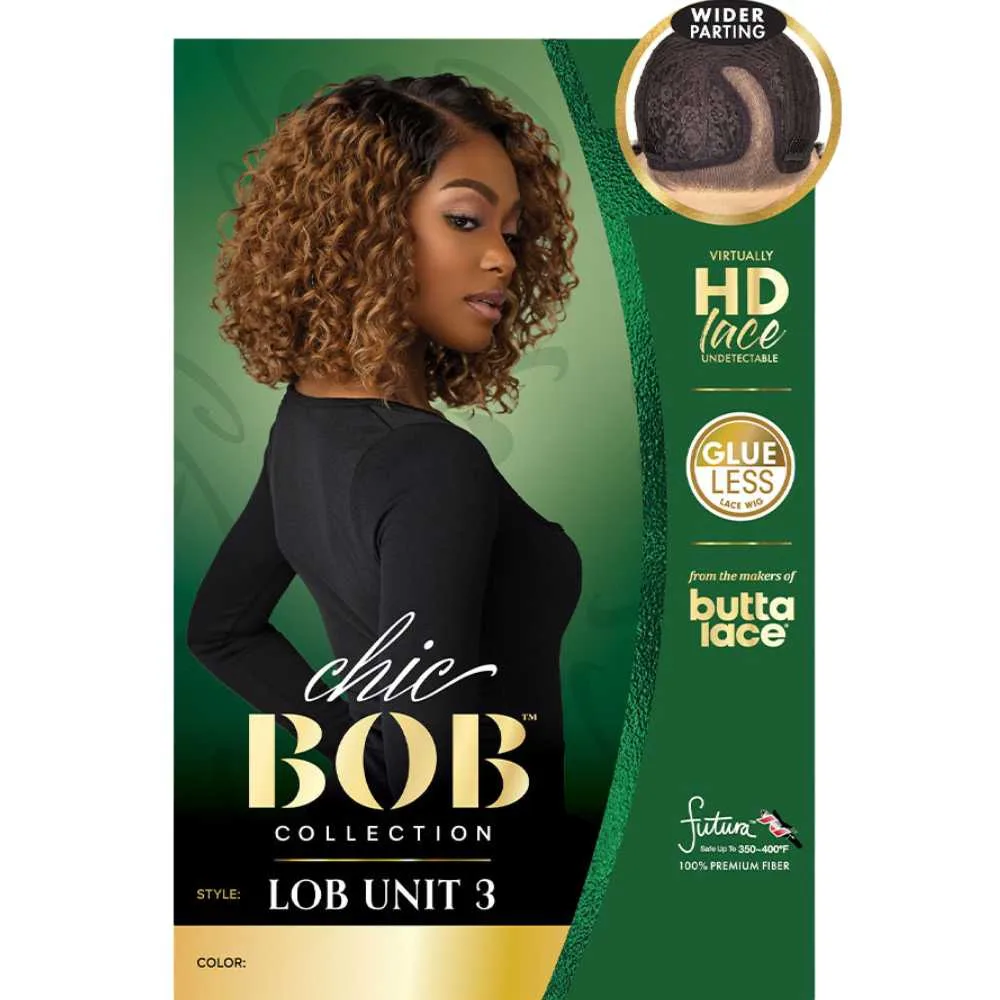 Sensationnel Chic Bob Synthetic Lace Wig - Lob Unit 3 thumbnail 7