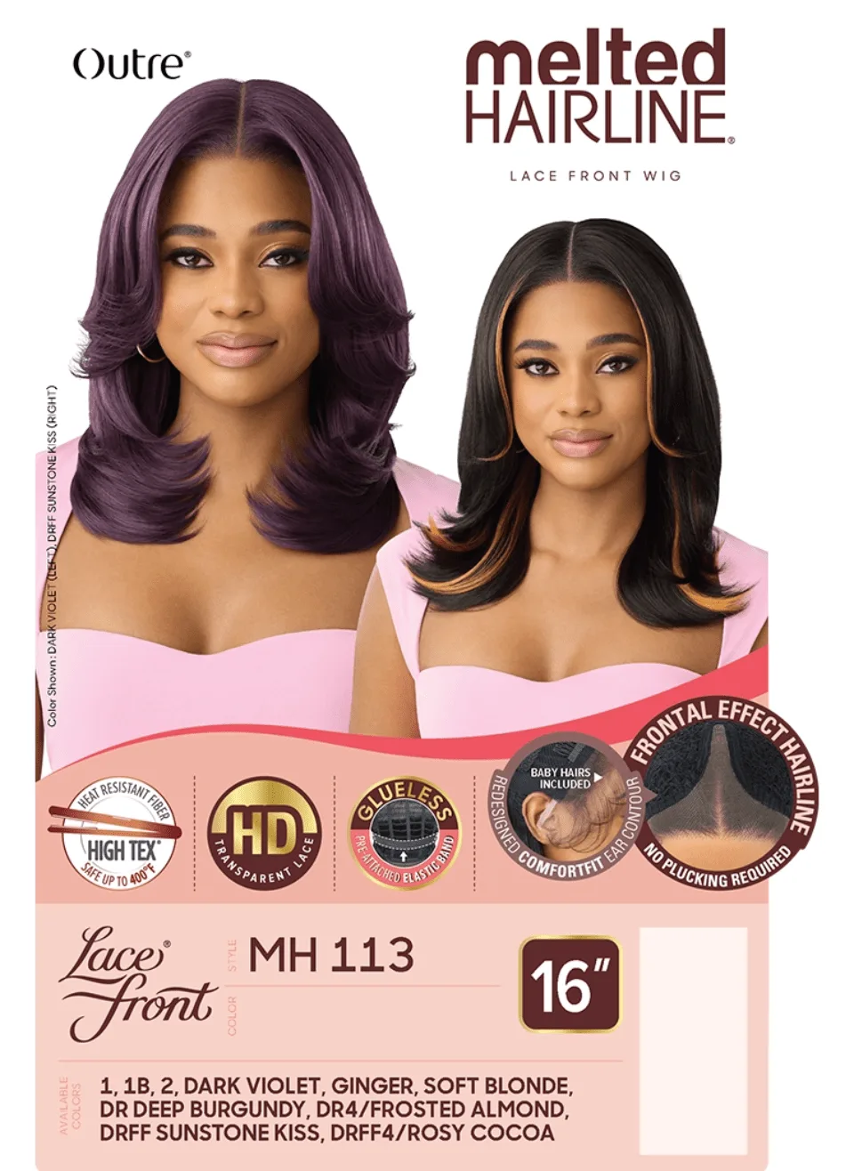 Outre Melted Hairline Synthetic HD Lace Front Wig – MH 113 thumbnail 7