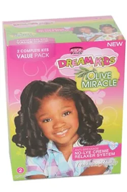 AFRICAN PRIDE Dream Kids Relaxer Kit-4 Touch Up [Regular] - Love Beauty Supply
