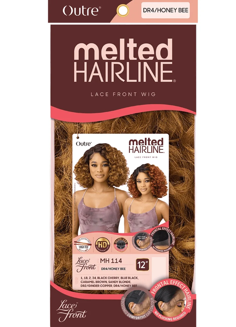 Outre Melted Hairline Synthetic HD Lace Front Wig – MH 114 thumbnail 8