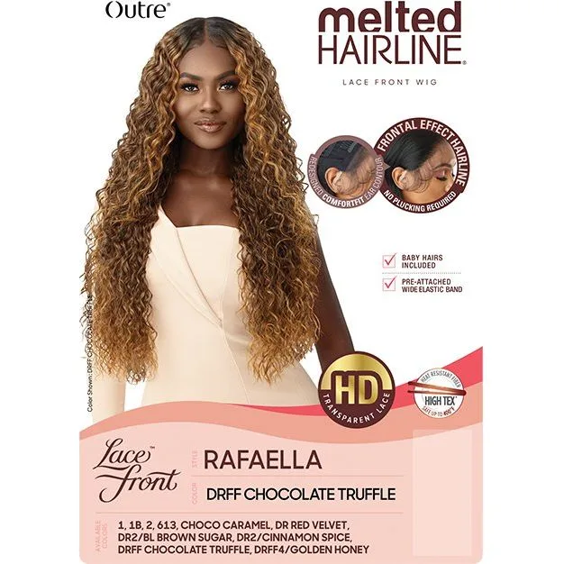 Outre Melted Hairline Synthetic HD Transparent Lace Front Wig - Rafaella thumbnail 6