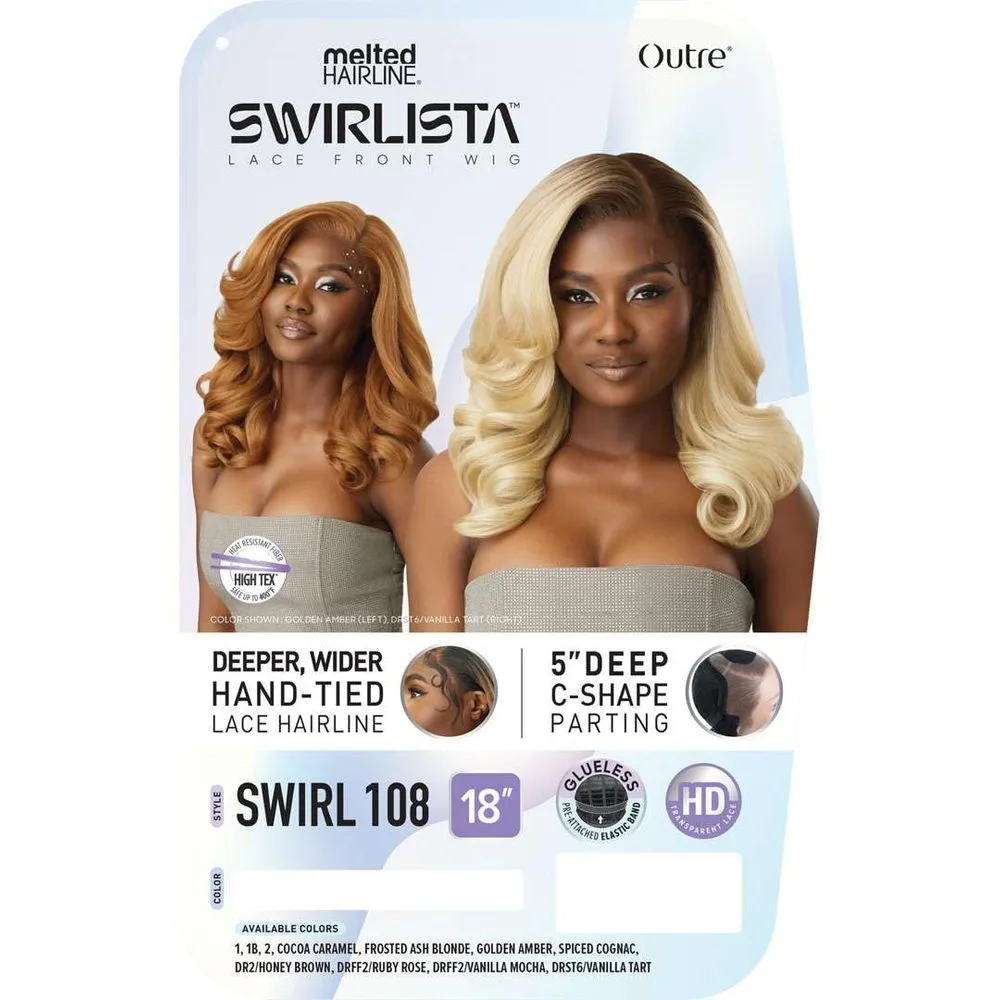 Outre Melted Hairline Swirlista HD Synthetic Lace Front Wig - Swirl 108 thumbnail 4