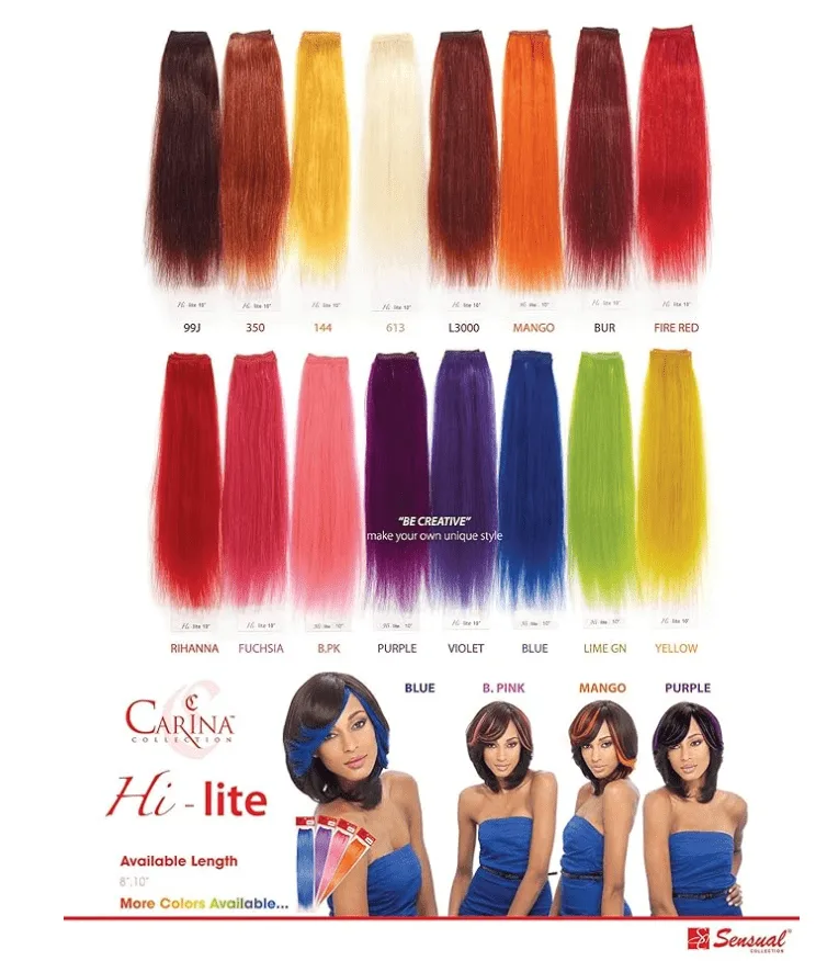 SENSUAL HI-LITE Human Hair Piece – 8" thumbnail 3