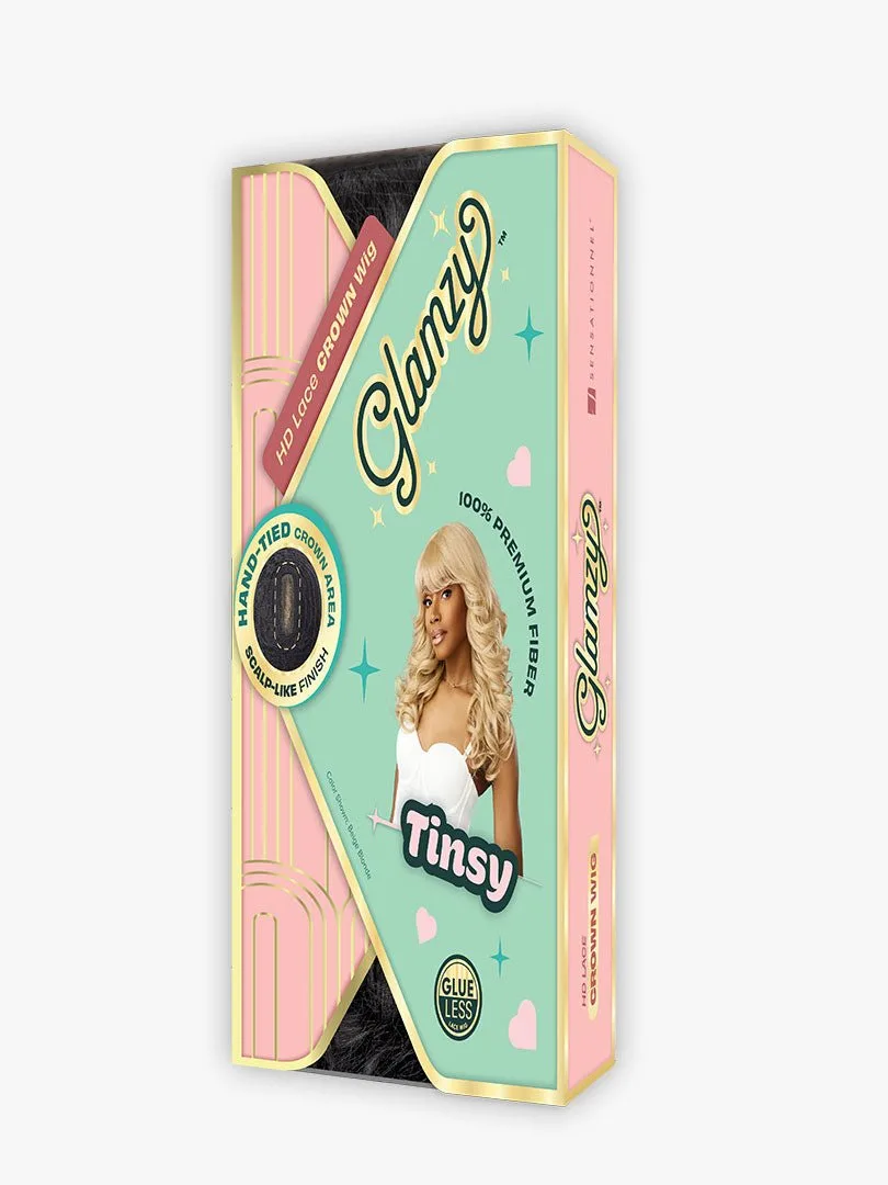 Sensationnel Glamzy Synthetic HD Lace Part Glueless Wig - Tinsy thumbnail 7
