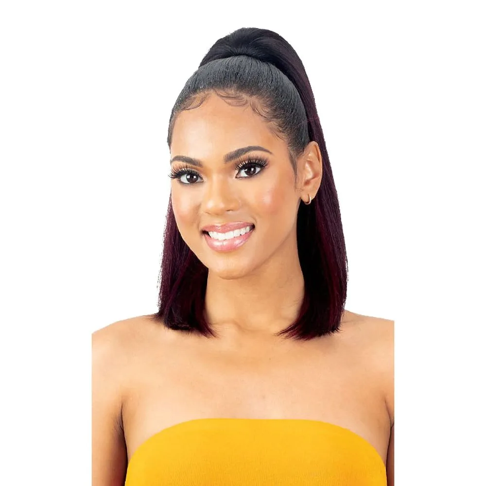 Mayde Beauty Candy Drawstring Ponytail – Jelly Dip 14”
