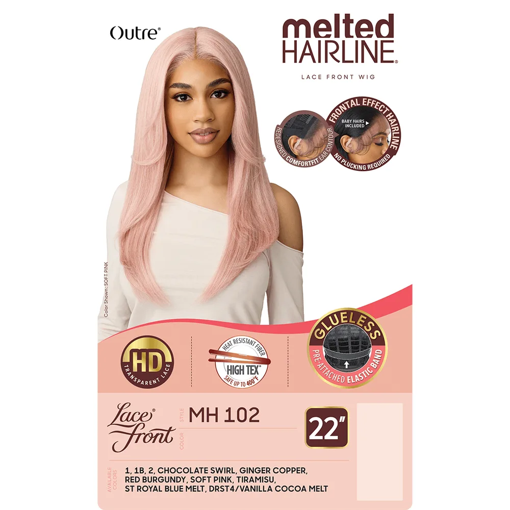 Outre Melted Hairline Synthetic HD Lace Front Wig - MH 102 thumbnail 7