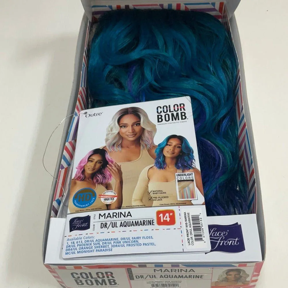 Outre Color Bomb Synthetic HD Lace Front Wig - Marina thumbnail 13
