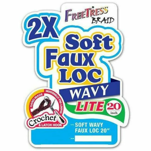 FreeTress: 2X Soft Wavy Faux Loc 20" Crochet Braids thumbnail 4