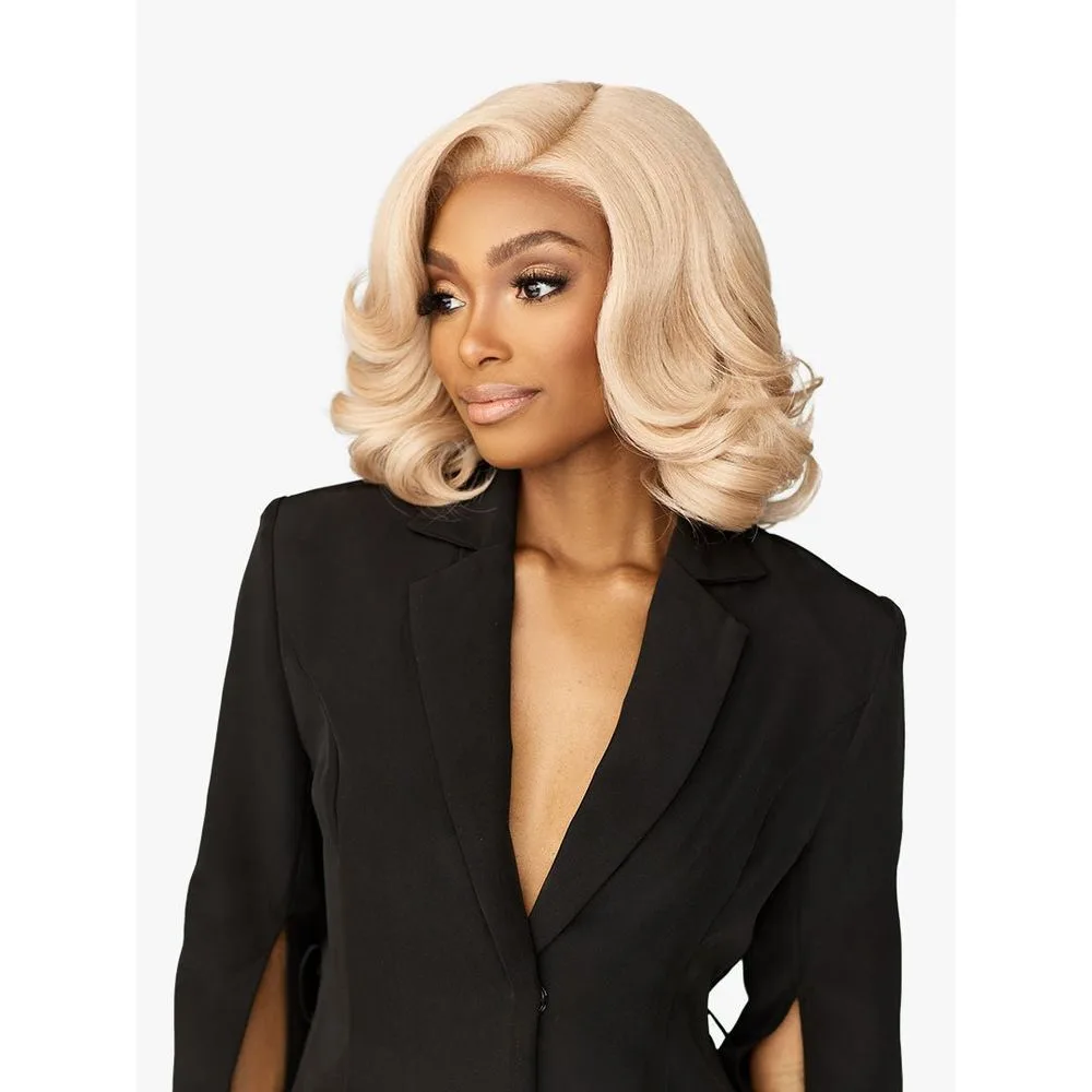 Sensationnel Synthetic Hair Butta Chic Bob Glueless HD Lace Front Wig - LOB Unit 7 thumbnail 6