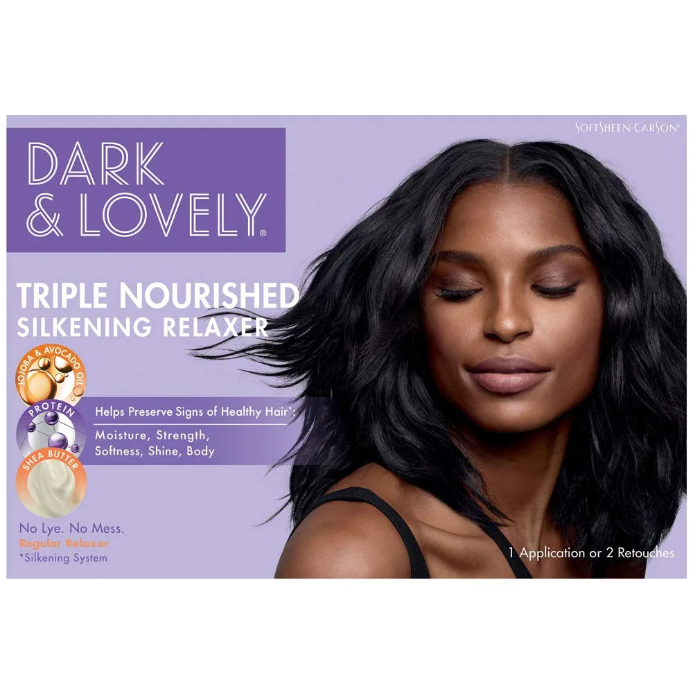 Dark and Lovely Healthy Gloss 5 Moisturizing No-Lye Relaxer