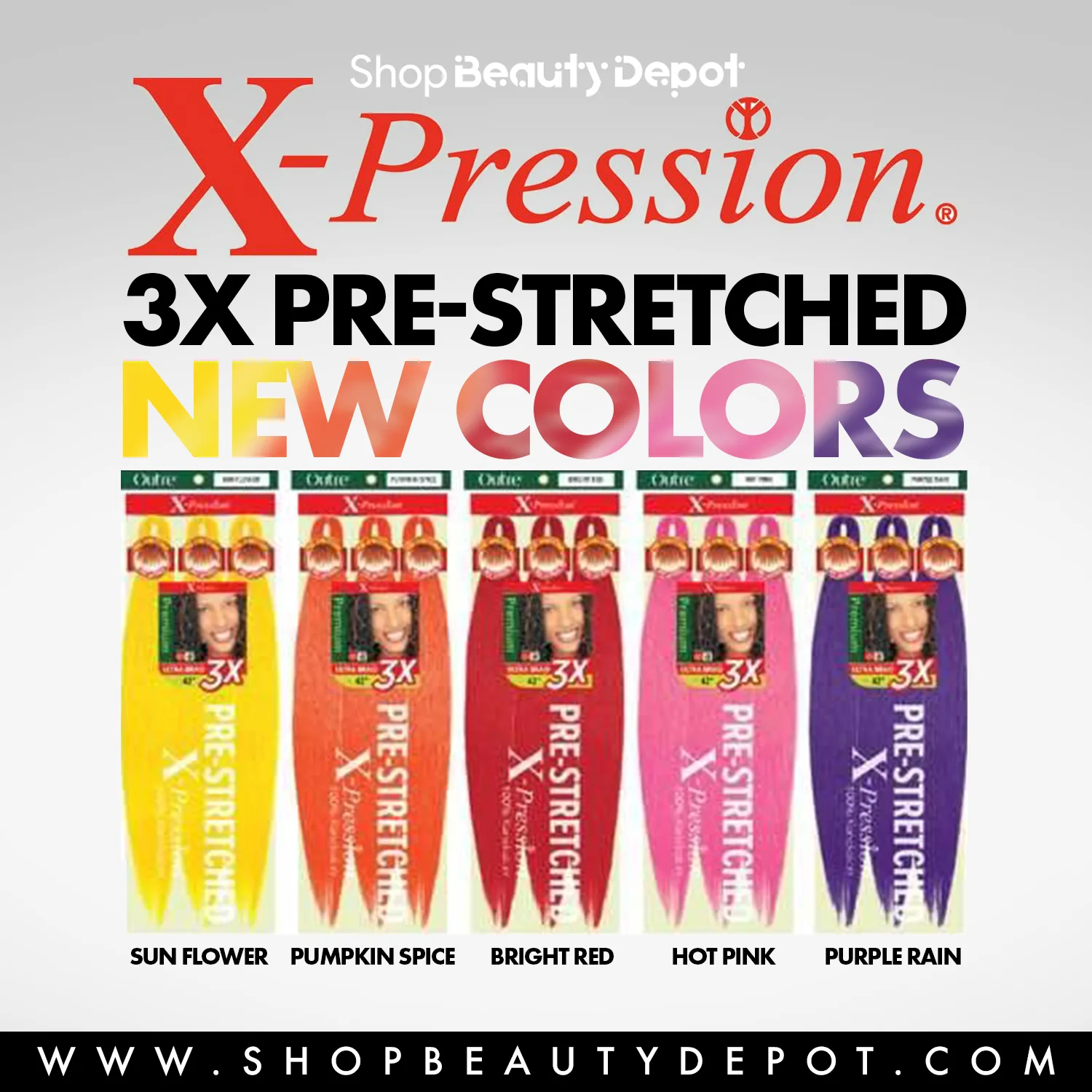 X-Pression: 3X Ultra Pre-Stretched Braid 52" thumbnail 22