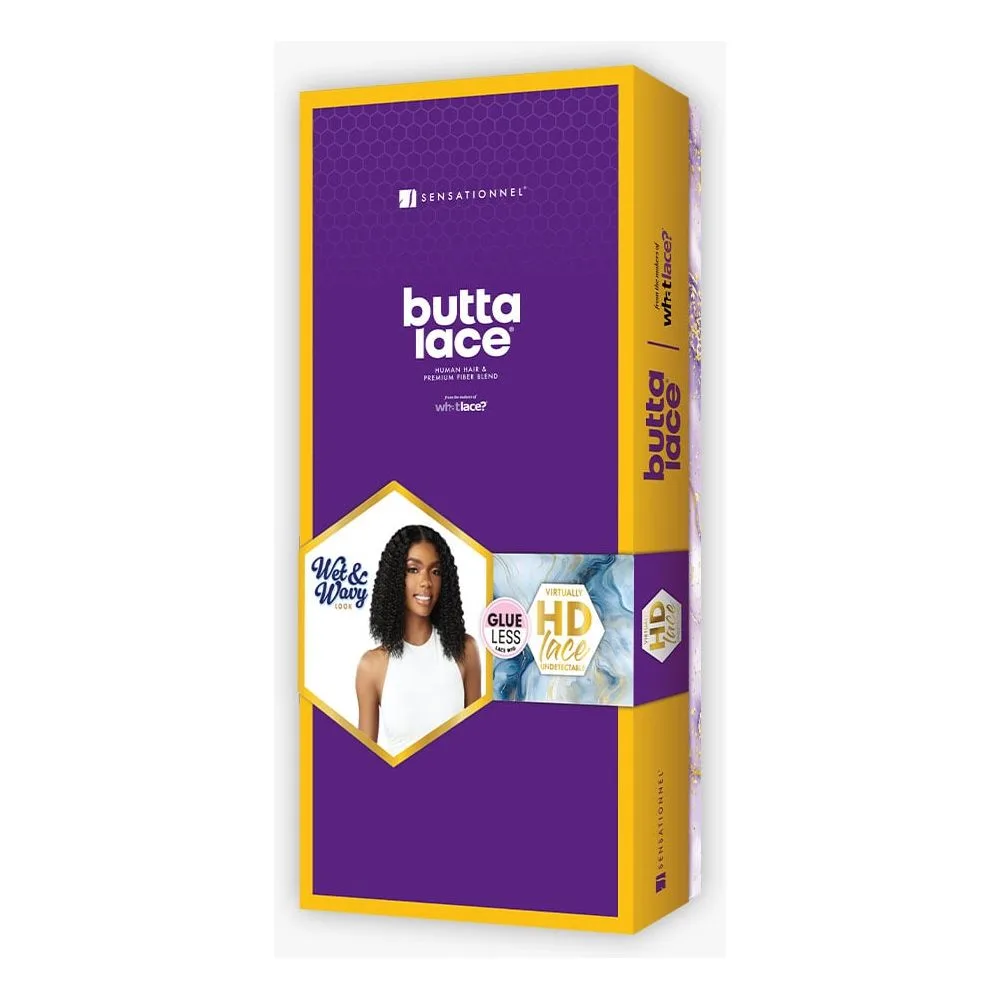 Sensationnel Butta Lace Human Hair Blend HD Lace Front Wig - Water Wave 12" thumbnail 7