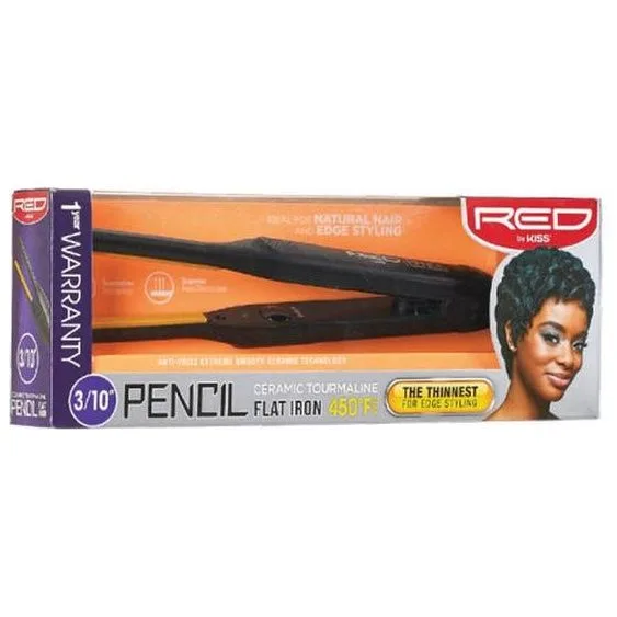 Red 3/10" Flat Iron – Sleek Styling alternate