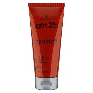 Got2b Boosted Thickening Hair Cream for Fuller Styles 6Oz (170g)