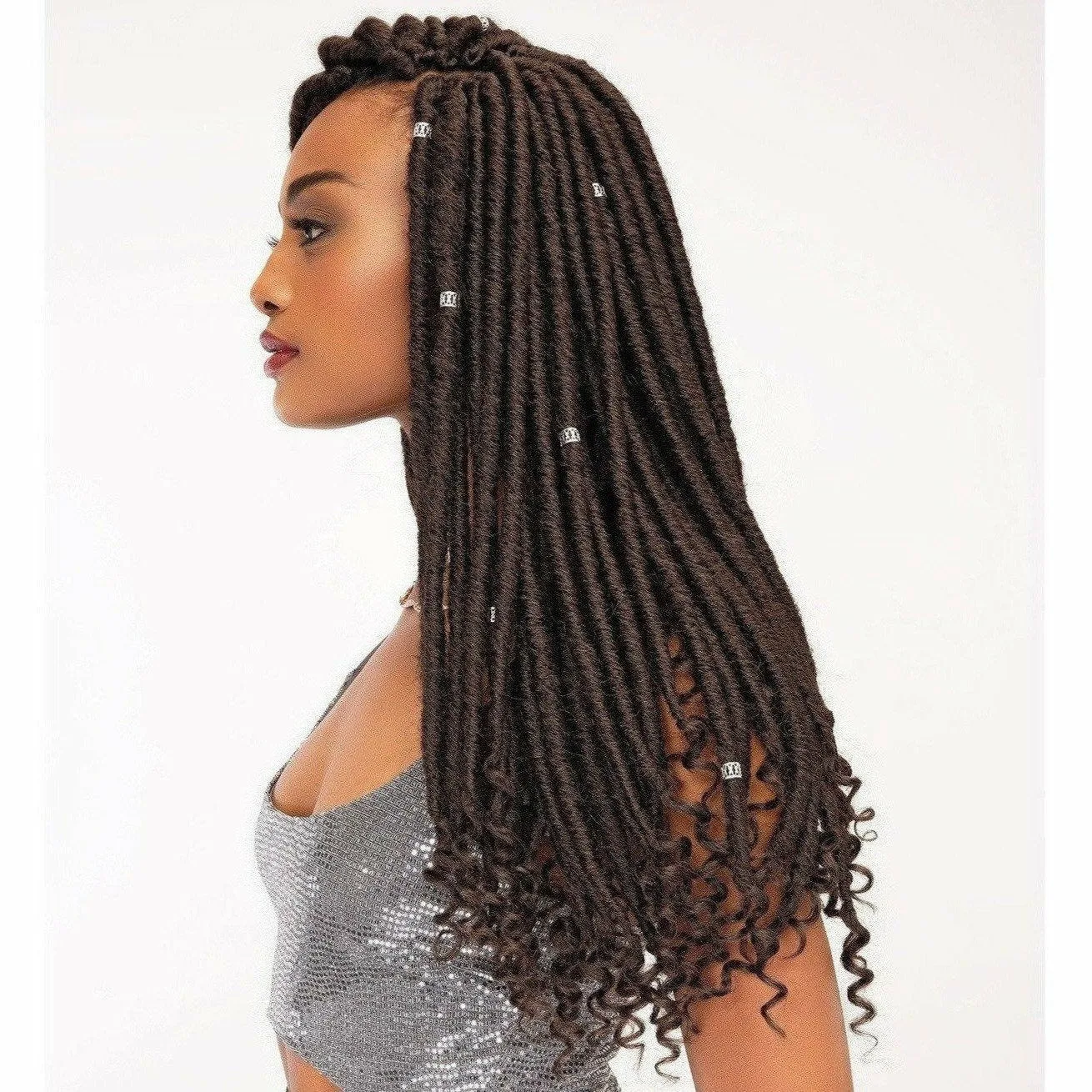 Janet Collection: Nala Tress Ghana Faux Locs 20" Crochet Braids thumbnail 4