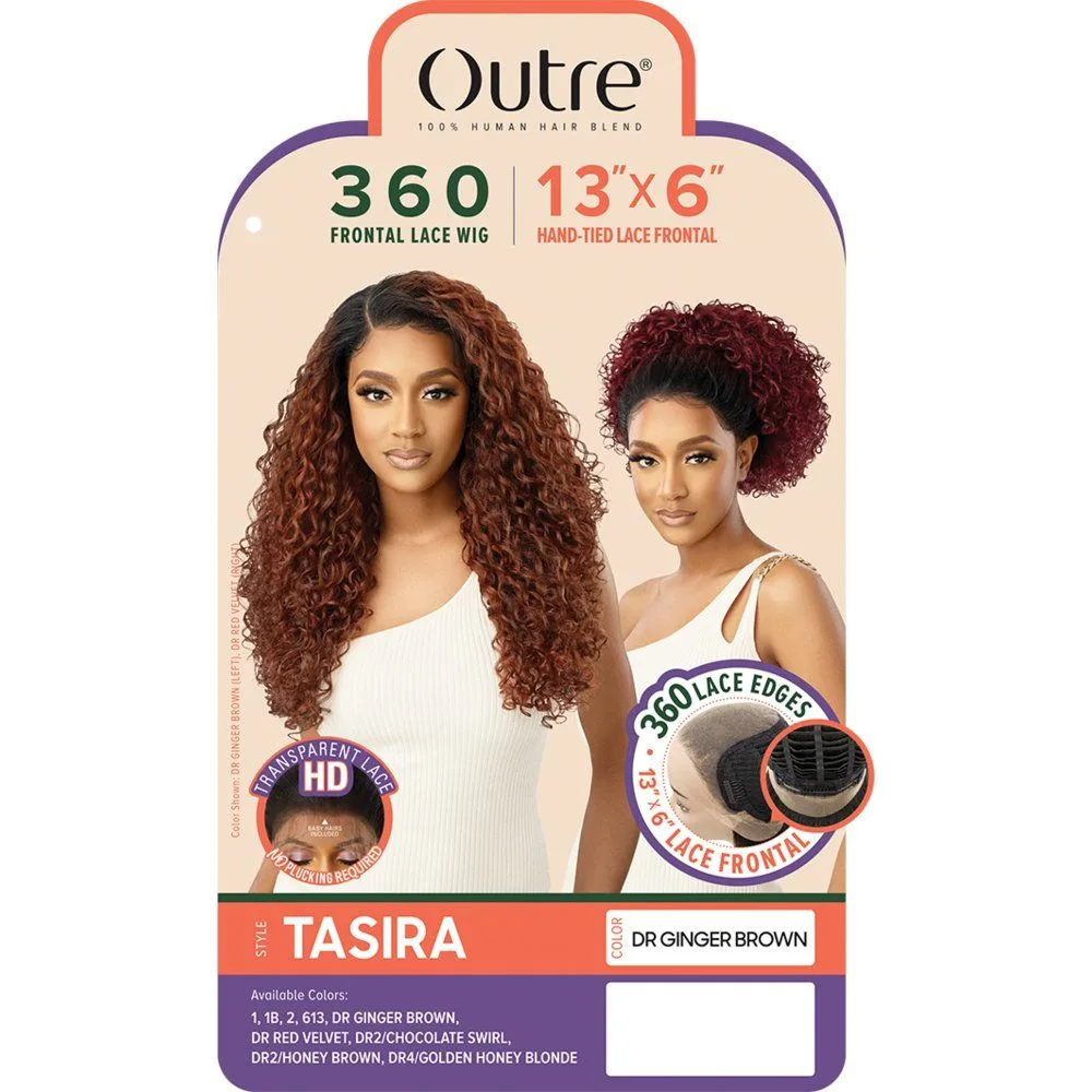 Outre 360 13x6 100% Human Hair Blend HD Lace Front Wig - Tasira thumbnail 6