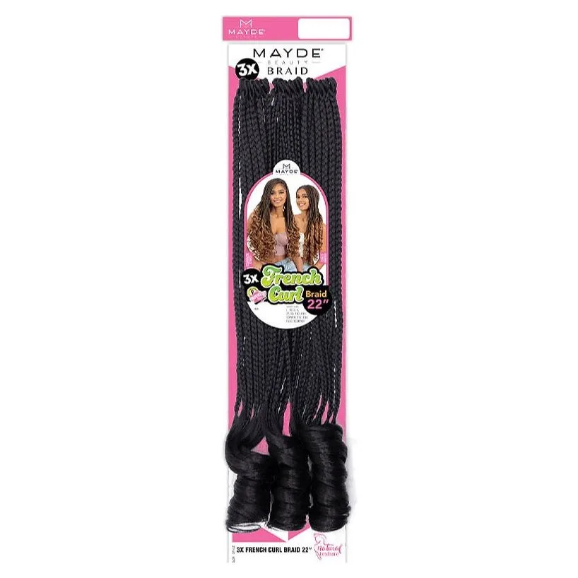 Mayde Beauty: 3X FRENCH CURL BRAID 22" thumbnail 3