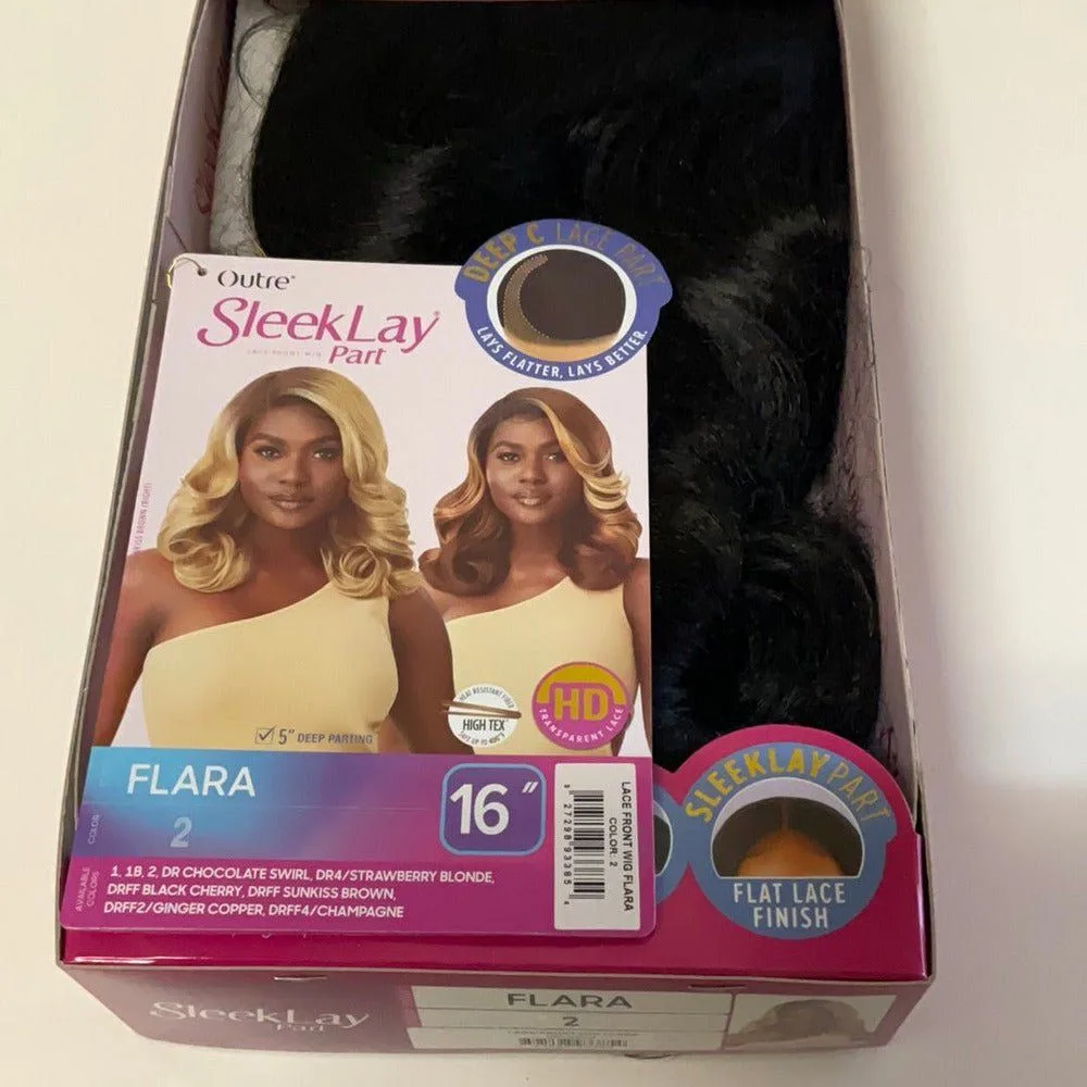 Outre Sleeklay Deep-C Synthetic Lacefront Wig - Flara thumbnail 9