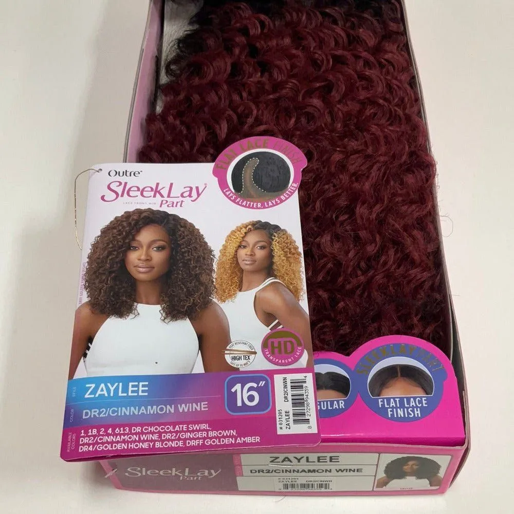 Outre Sleeklay Part HD Synthetic Lace Front Wig - Zaylee thumbnail 7