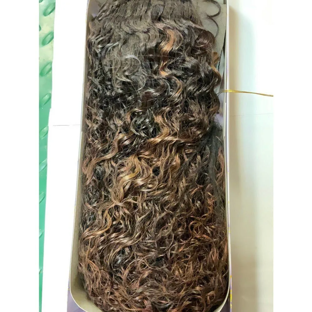 Sensationnel Butta Lace Human Hair Blend Lace Front Wig - Bohemian 28" thumbnail 7