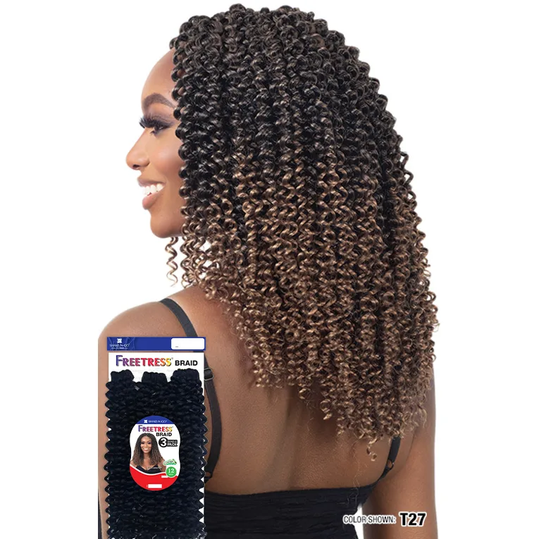 FreeTress: 3X Tahiti Water Curl Crochet Braids 12" thumbnail 2