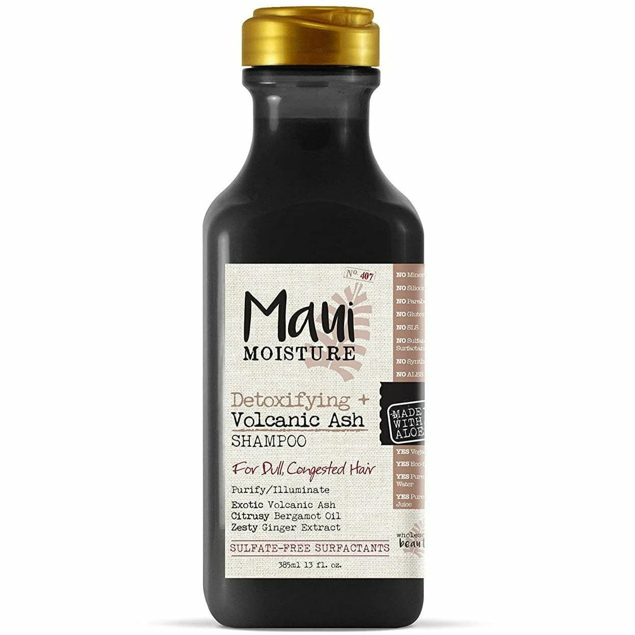 Maui Moisture: Detoxifying + Volcanic Ash Shampoo 13oz