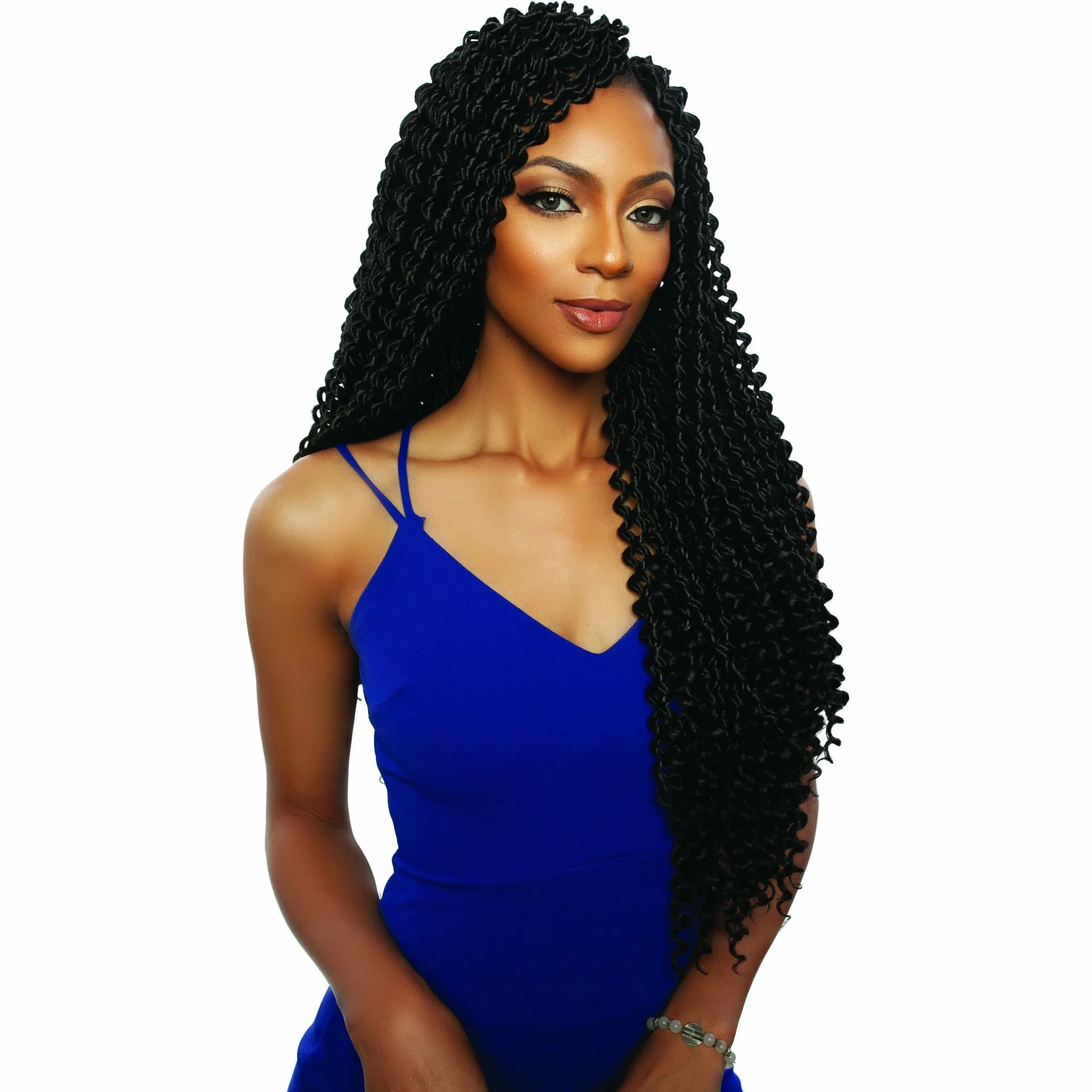 Afri-Naptural: 3X Water Locs 22" thumbnail 6