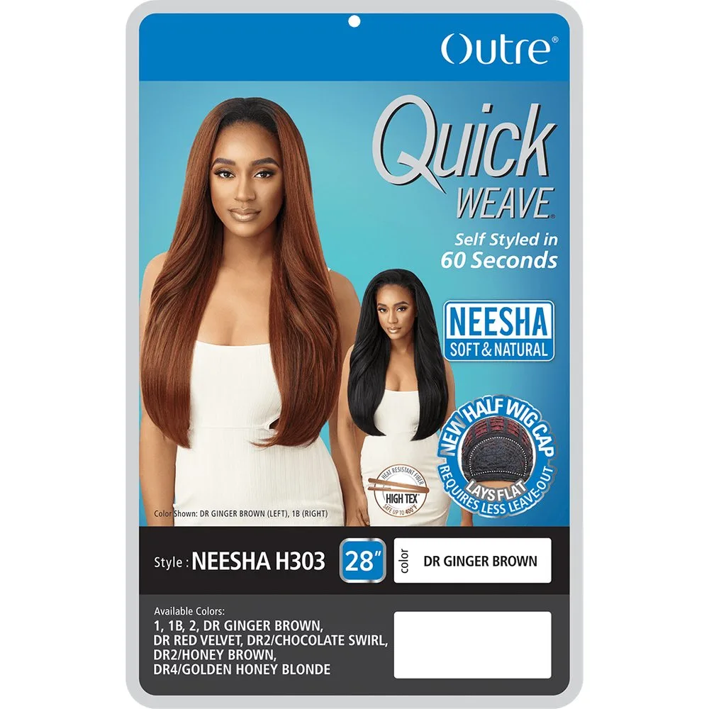 Outre Quick Weave Synthetic Half Wig - Neesha H303 thumbnail 5