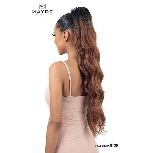Mayde Beauty Synthetic Drawstring Ponytail – Bossy Doll 28” alternate