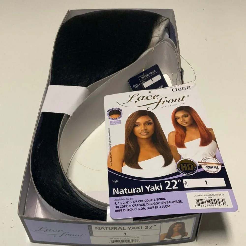 Outre Lace Front Synthetic Lace Wig - Natural Yaki 22" thumbnail 6