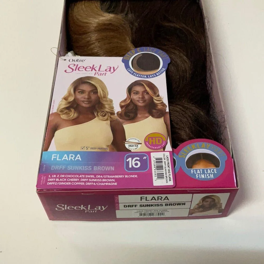 Outre Sleeklay Deep-C Synthetic Lacefront Wig - Flara thumbnail 7