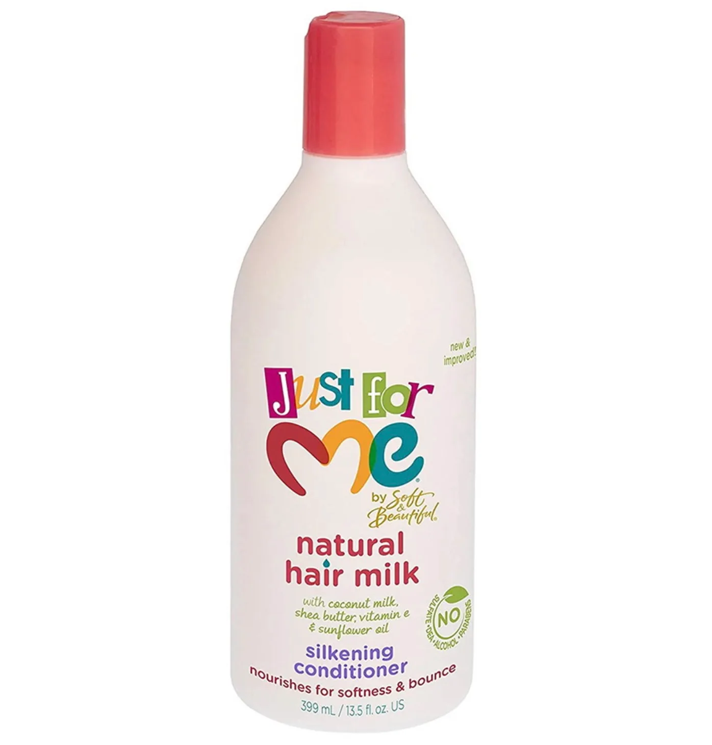 JUST FOR ME Natural Hair Milk Silkening Conditioner (13.5 oz)