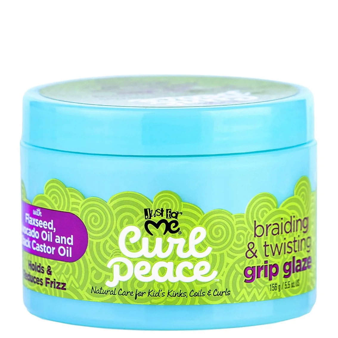 JUST FOR ME Curl Peace Braiding & Twisting Grip Glaze (5.5 oz)