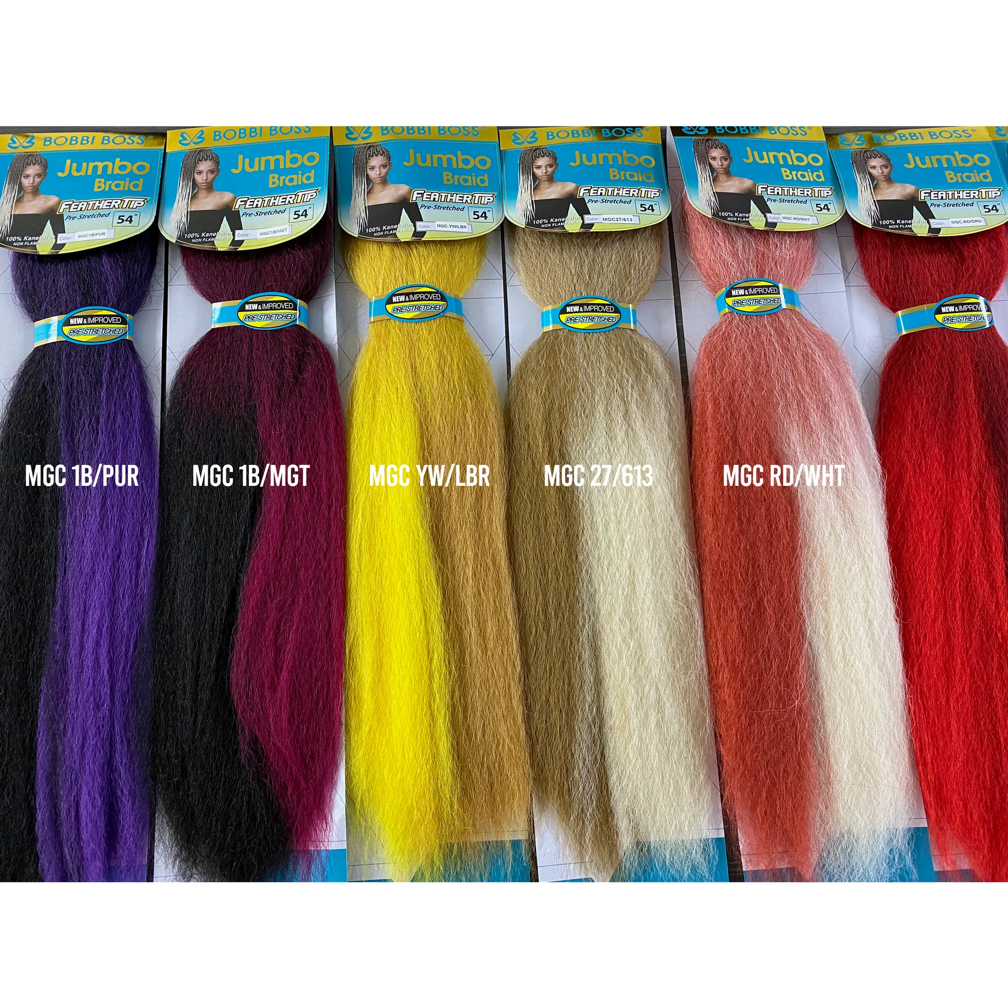 Bobbi Boss: Jumbo Braid Feather Tip Pre Stretched 54" thumbnail 11