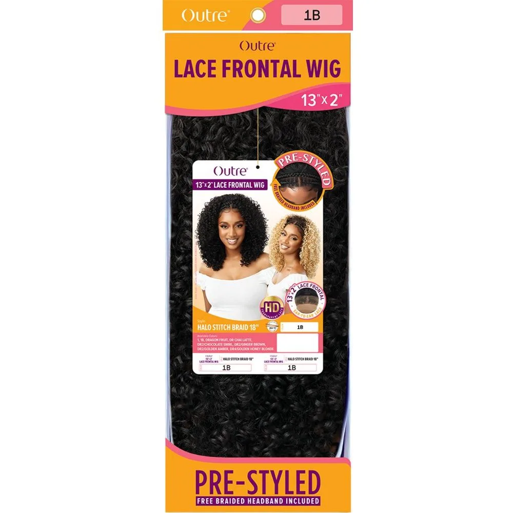 Outre 13x2 Lace Frontal Synthetic HD Lace Front - Halo Stitch Braid 18" thumbnail 5