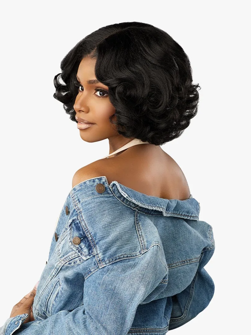 Sensationnel Kinky Edges Y-Part HD Lace Wig – Kinky Roller Set 10" thumbnail 2