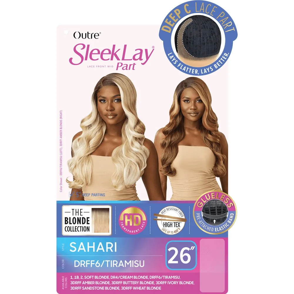 Outre SleekLay Synthetic HD Lace Part Wig - Sahari thumbnail 5