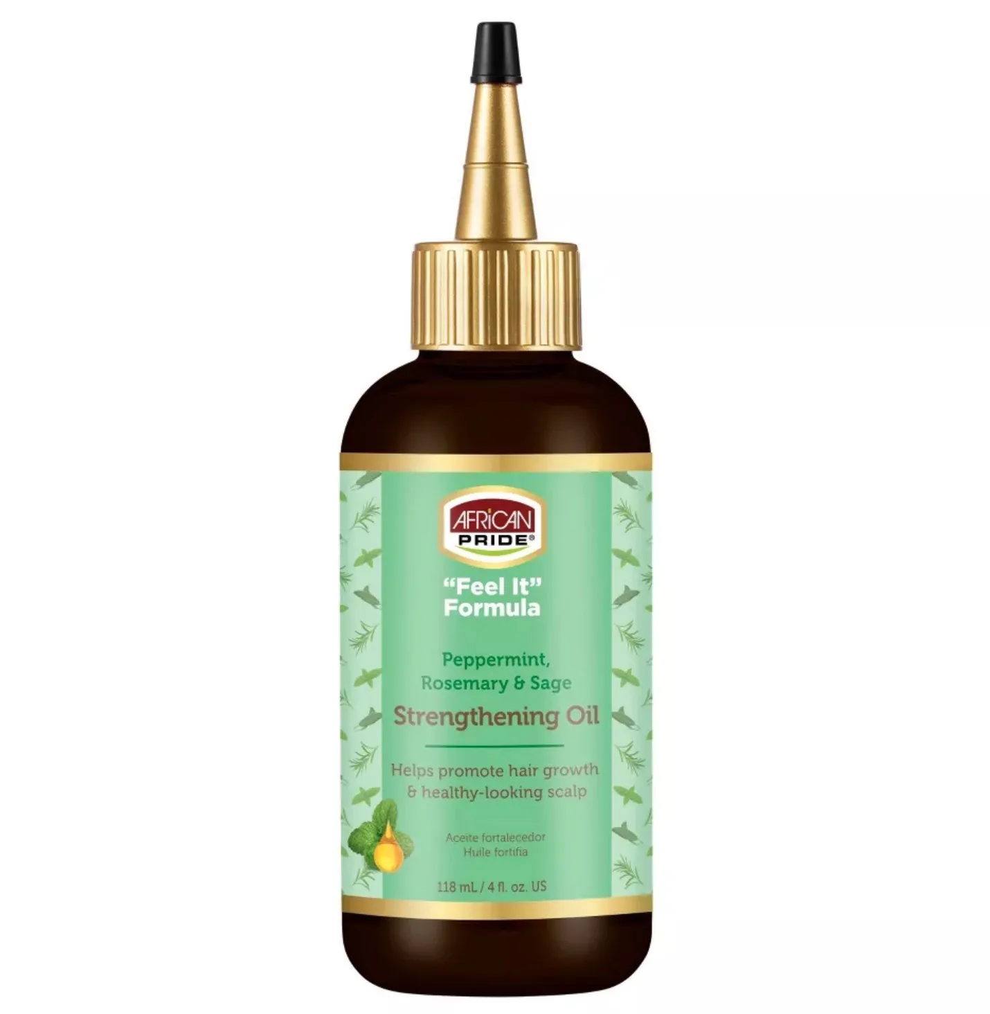 African Pride Feel It Formula Strengthening Oil Hair Treatment (4oz)